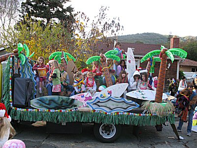 Tioga Princesses- Holiday Parade, 2007